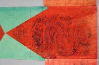 藏品(紅底綠色神衣)的圖片